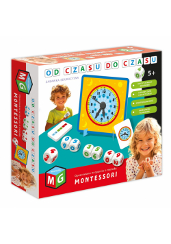 Gra Montessori Od czasu do czasu zegar edukacyjny