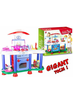 Ogromna kuchnia Little Chef na baterie kran z wodą
