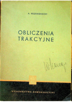 Obliczenia Trakcyjne
