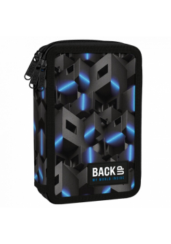 Piórnik 3-komorowy z wyposażeniem Backup Wzory 3D PB6EW44