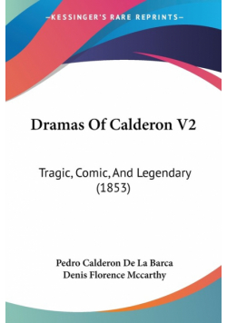 Dramas Of Calderon V2