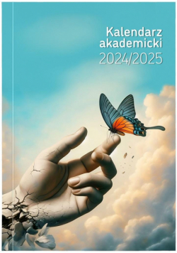 Kalendarz akad. 2024/25 A5 tyg PCV bezbarwny dłoń