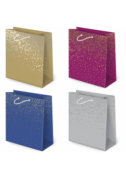 Torebki prezentowe T2-S-44 Metalic mini stars 10 sztuk