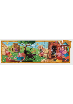 Puzzle w pudełku Małe świnki