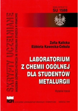 Laboratorium z chemii ogólnej dla studentów