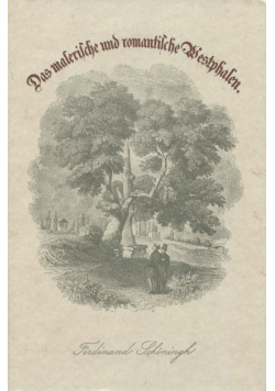 Das maleriche und romantiche westphalen Reprint z 1872  r.
