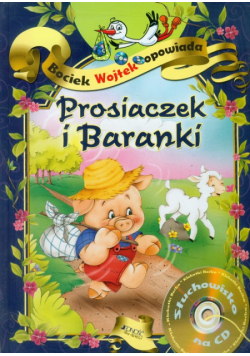 Bociek Wojtek opowiada Prosiaczek i Baranki z płytą CD