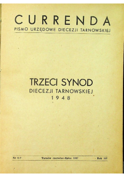 Trzeci Synod Diecezji Tarnowskiej 1948