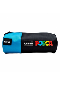 Piórnik tuba niebieski Posca Uni