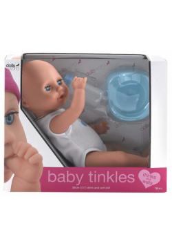 Lalka bobas 38 cm Baby tinkles biała