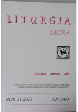 Liturgia sacra, 2 numer 46, rok 21