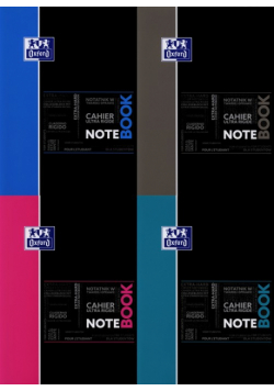 Kołonotatnik A4 Oxford w kratkę 80 kartek Notebook mix