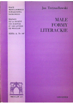 Małe Formy Literackie