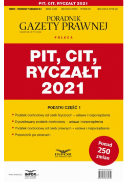 PIT CIT Ryczałt 2021 Podatki Część 1