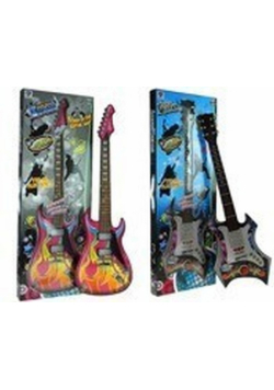 Gitara elektryczna różowa