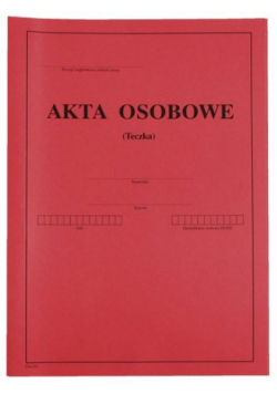 Teczka na akta osobowe A4