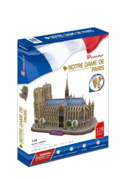 Puzzle 3D Katedra Notre Damme 74