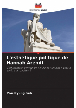 L'esthétique politique de Hannah Arendt