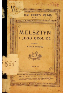 Melsztyn i jego okolice 1911 r.