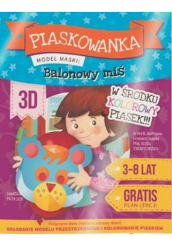 Piaskowanka 3D - Balonowy miś