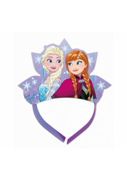 Tiara papierowa "Frozen Snowflakes",4 sztuki
