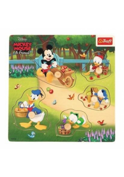 Puzzle mini drewniane - Mickey & Friends TREFL