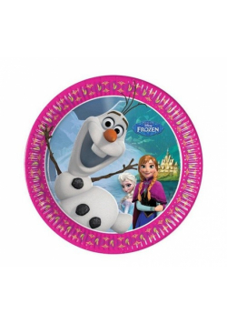 Talerzyki papierowe Frozen 20 cm 8 sztuk
