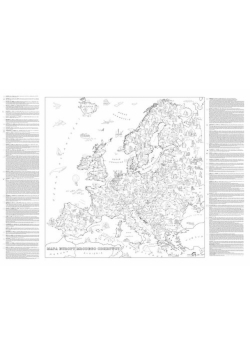 Kolorowanka XXL Mapa Europy Młodego Odkrywcy