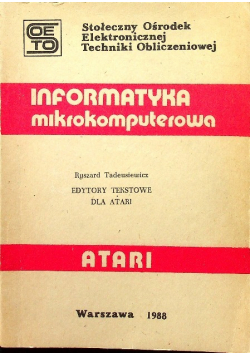 Informatyka mikrokomputerowa Atari