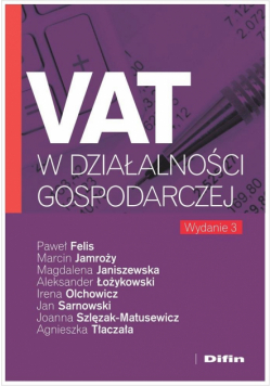 VAT w działalności gospodarczej w.3