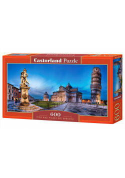 Puzzle 600 Panoramiczne:Pisa and Piazza dei Miracoli