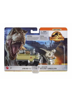 Matchbox Jurassic World Transporter z Welocirapto