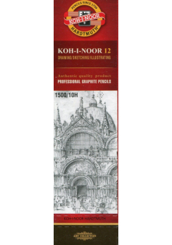 Ołówek grafitowy 12 sztuk 1500/10H