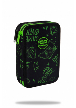 Piórnik 2-komorowy z wyposażeniem Coolpack Jumper 2 game night