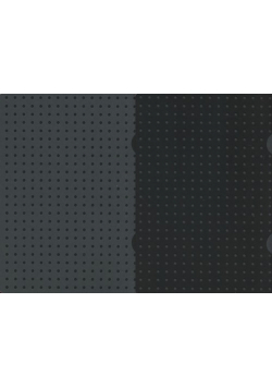 Notes B7 Paper-oh Cahier Circulo Black on Grey / Grey on Black gładki