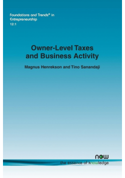 Owner-Level Taxes and Business Activity