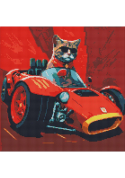 Diamentowa mozaika - Życie z prędkością 40x40cm