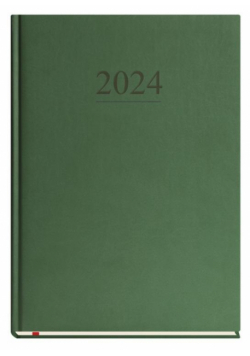 Terminarz 2025 A4 tygodniowy uniwersalny zielony