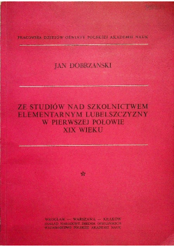 Ze studiów nad szkolnictwem