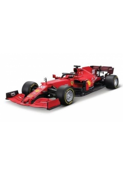 Ferrari Racing Helmet 2021 55 Sainz 1:18 BBURAGO