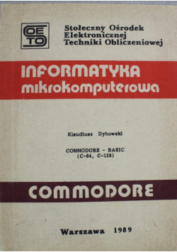 Informatyka mikrokomputerowa Commodore
