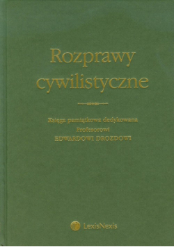 Rozprawy cywilistyczne Księga pamiątkowa