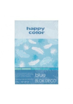 Blok A5/20K Deco Blue 170g HAPPY COLOR