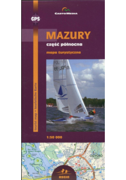 Mazury część północna Mapa turystyczna