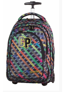Plecak młodzieżowy na kółkach CoolPack Target Rainbow Stripes
