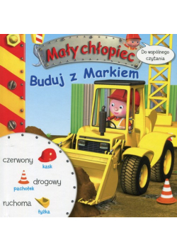Mały chłopiec Buduj z Markiem