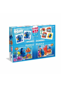 Superkit Gdzie jest Dory 2x30 +Memo +Domino