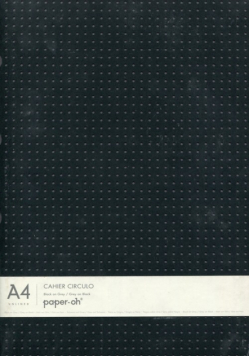 Notatnik A4 Paper-oh Black on Grey / Grey on Black