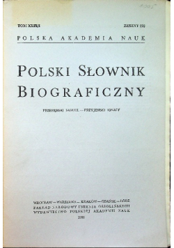 Polski Słownik Biograficzny  Tom XXIX / 1 Zeszyt 120