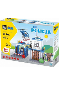 Klocki Blocki MUBI Policja 58 elementów